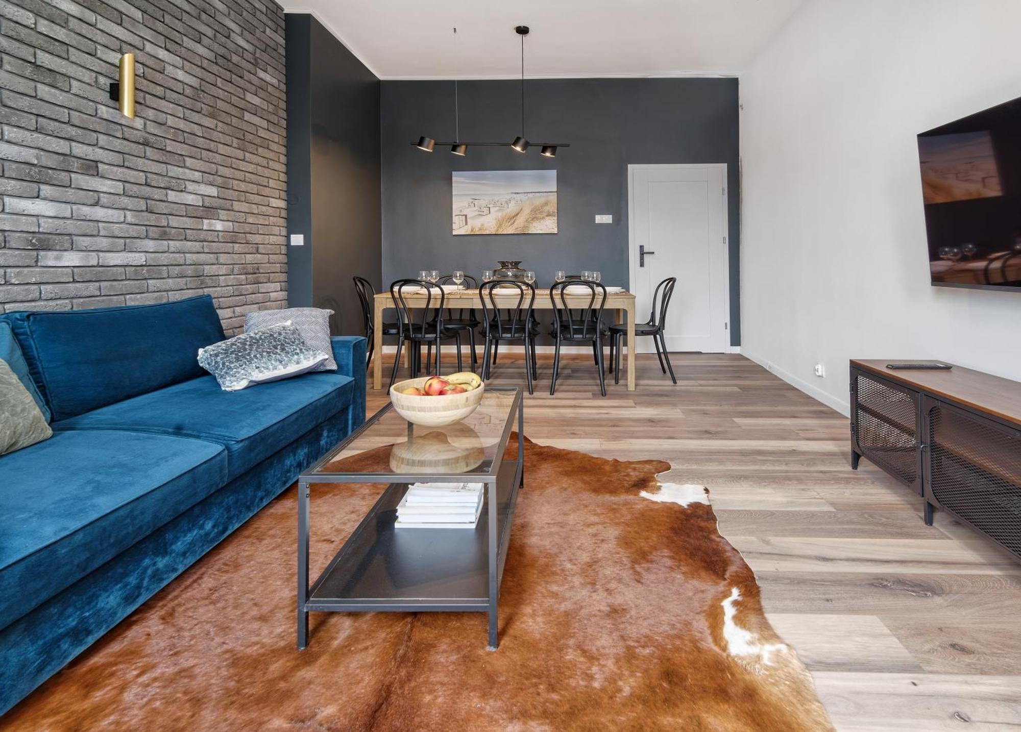 Ferienwohnung Blue Mandarin Old Town Danzig Zimmer foto