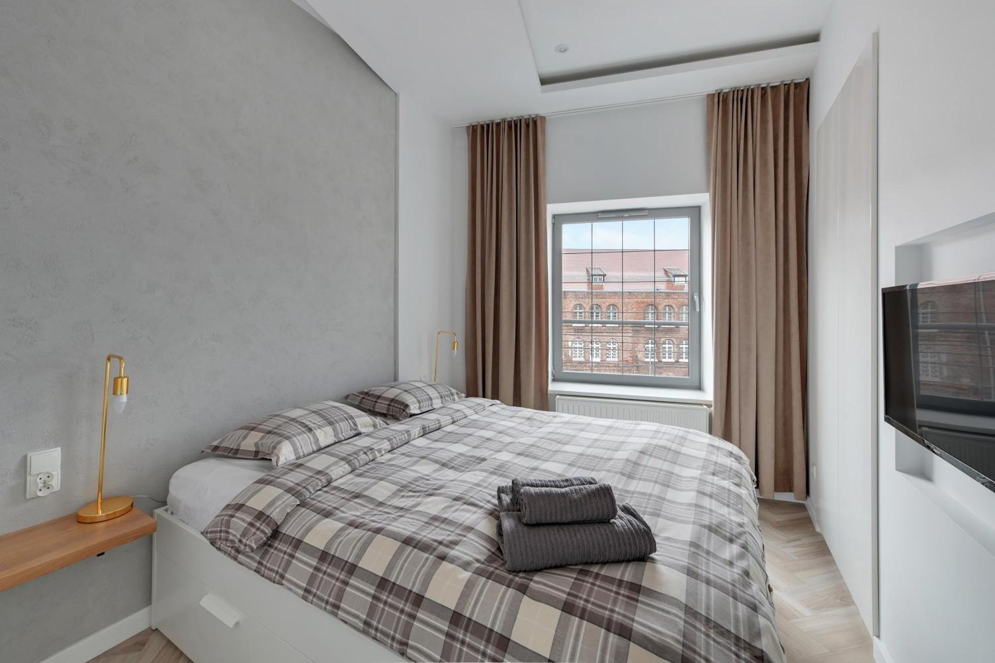 Ferienwohnung Blue Mandarin Old Town Danzig Zimmer foto