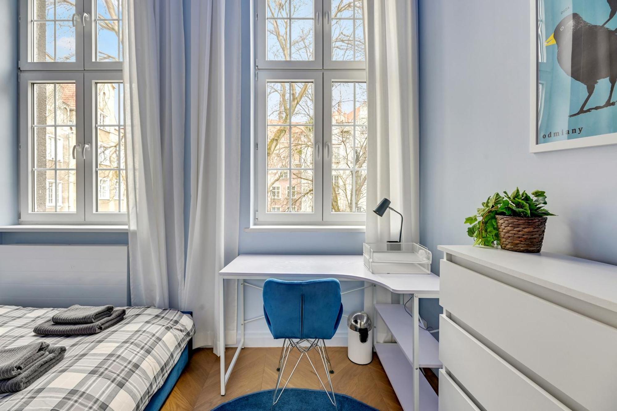 Ferienwohnung Blue Mandarin Old Town Danzig Zimmer foto