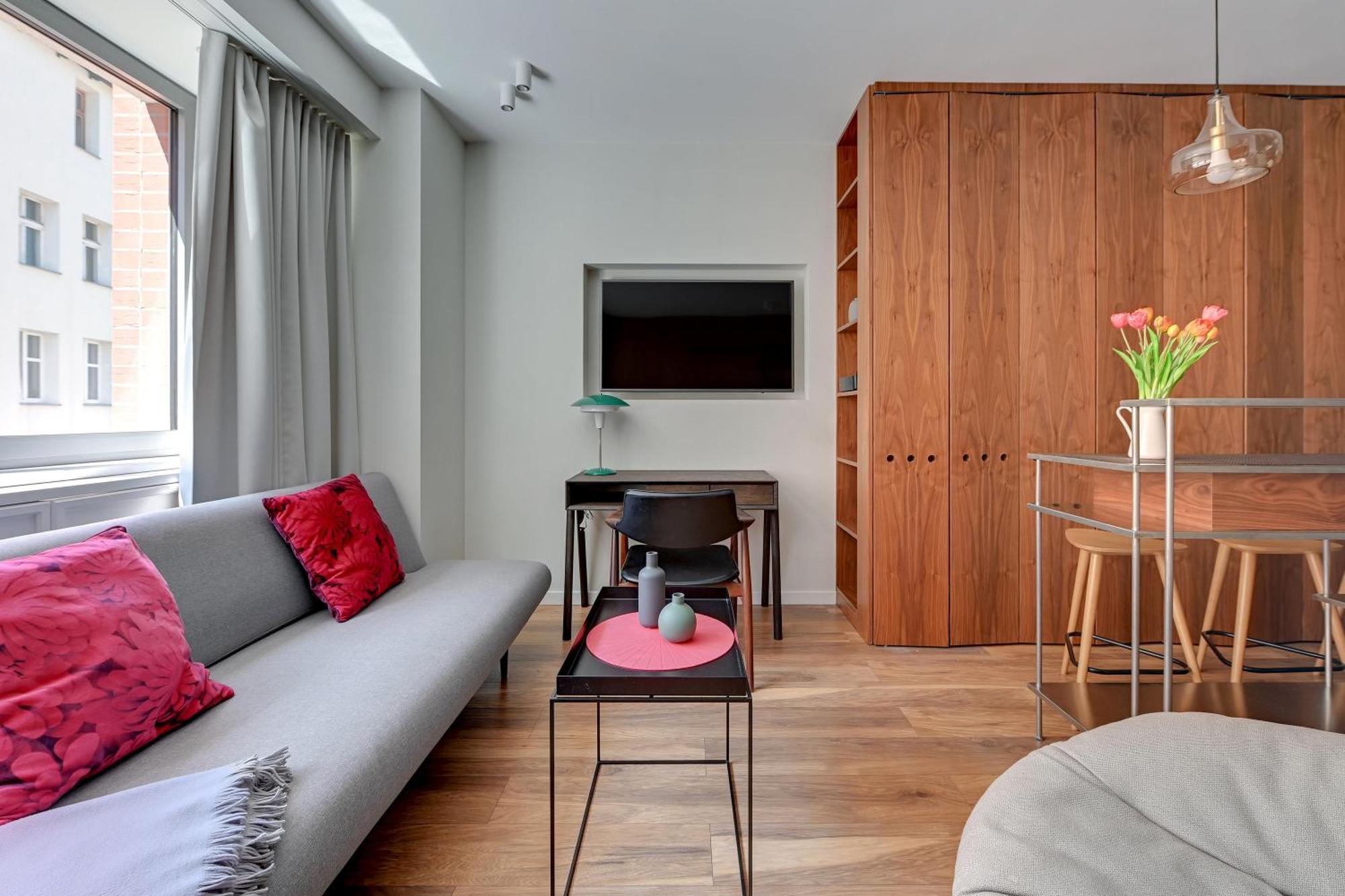 Ferienwohnung Blue Mandarin Old Town Danzig Zimmer foto