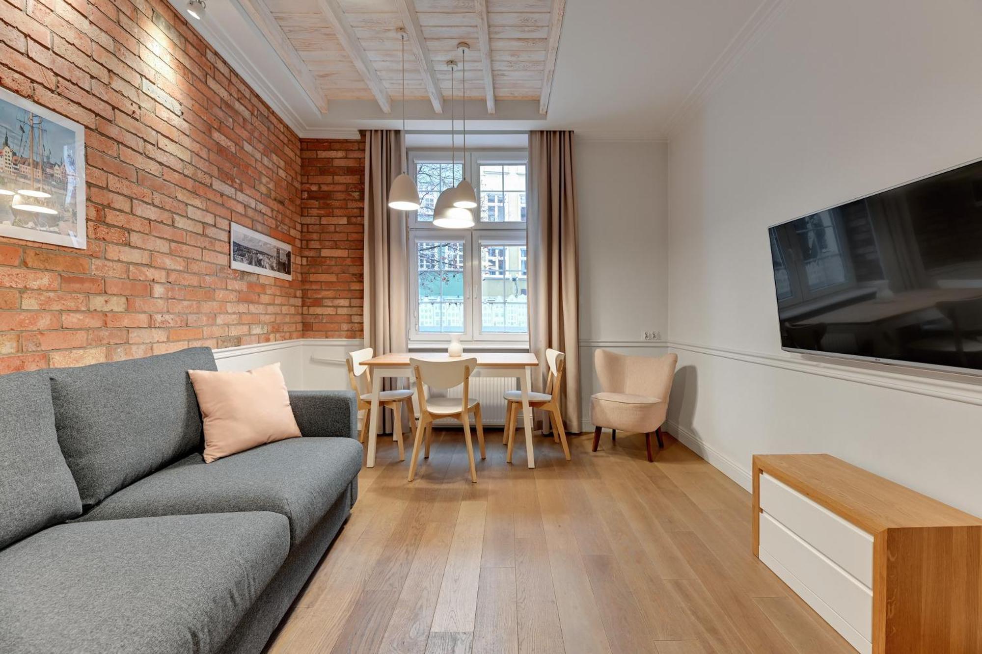 Ferienwohnung Blue Mandarin Old Town Danzig Zimmer foto