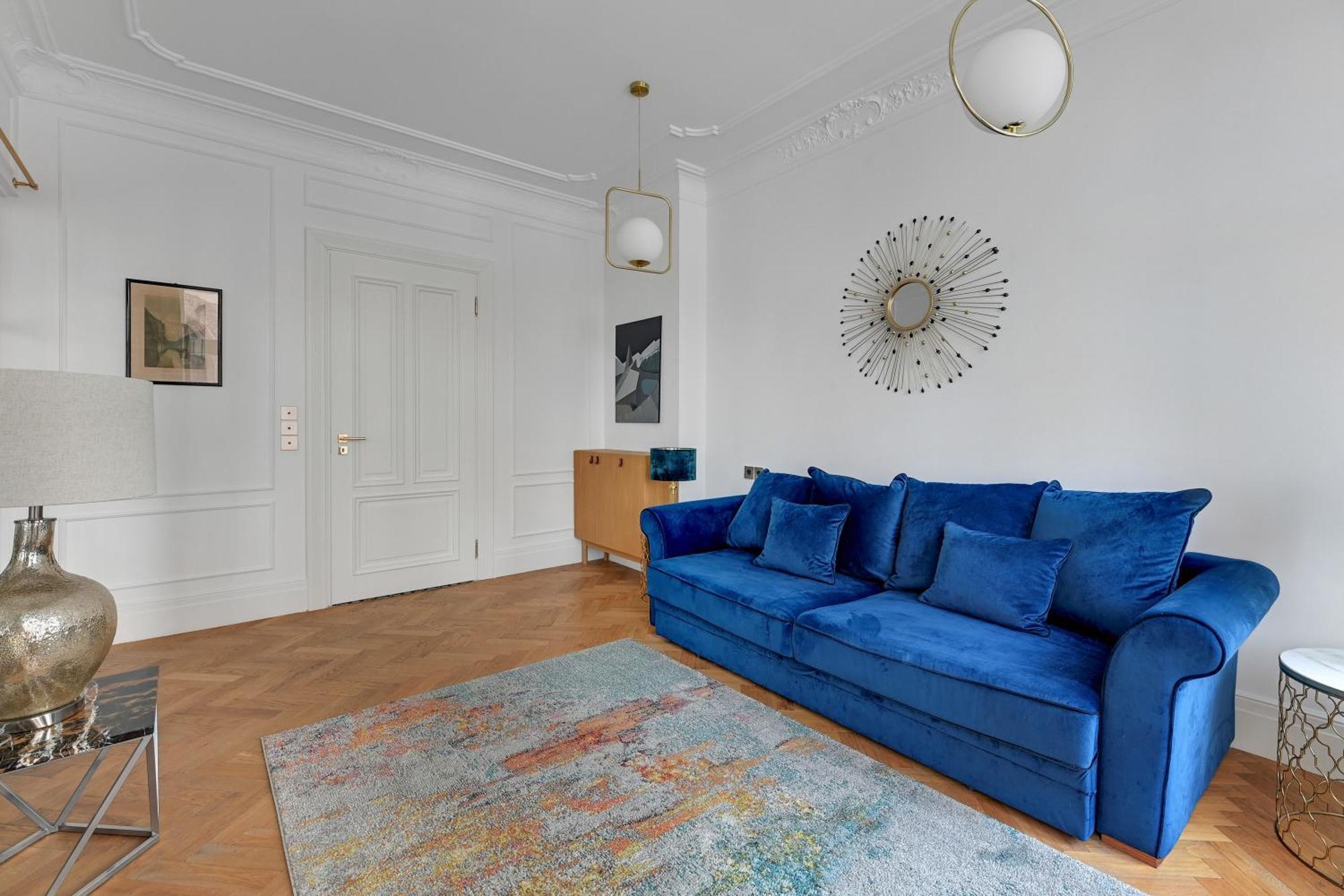 Ferienwohnung Blue Mandarin Old Town Danzig Zimmer foto